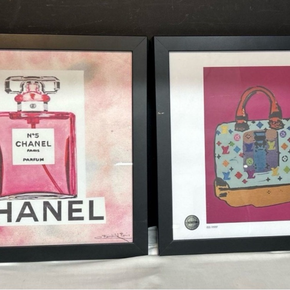 Pair of limited edition pop art, serigraphs by Fairchild Paris, Sunday B Morning